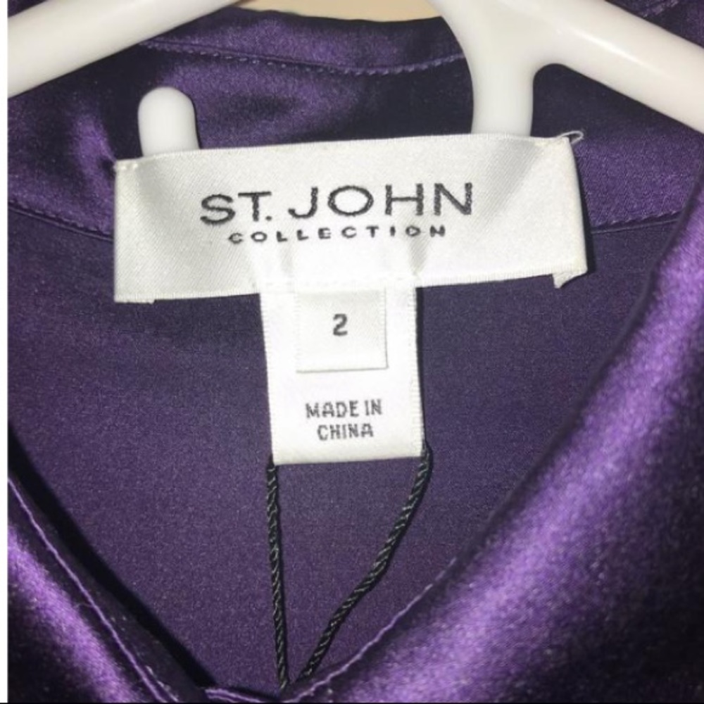 St John silk blend blouse